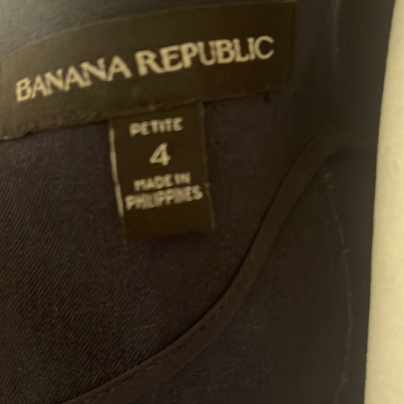 Banana Republic navy pencil dress size 4 petite - Picture 6 of 6